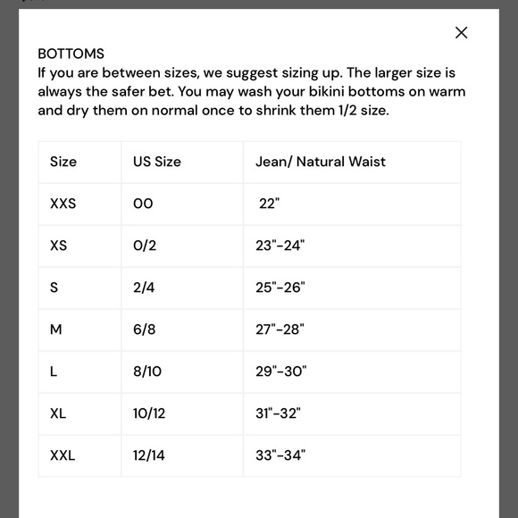 Midori Swim Brayden Bikini Bottom in Laie Print Size Large - Picture 5 of 7